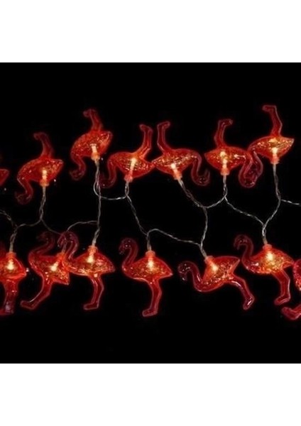 10LU Pilli LED Flamingo Dekoratif Işık Zinciri Aydınlatma 1,5 mt indirimleri