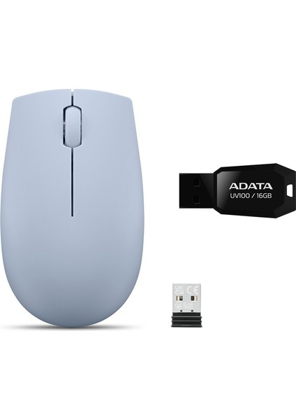 300 Kablosuz Mouse + Adata UV100 16GB USB Bellek
