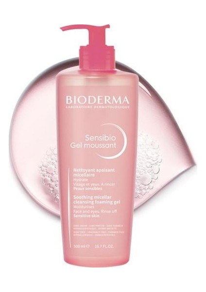 Asfstore Bioderma Sensibio Gel Moussant Foaming Gel 500 ml