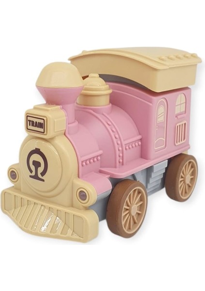 Oyuncak Tren Işıklı Sesli Bas Gitsin 14CM - Pembe - 8068A