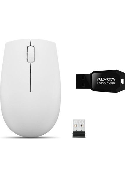 300 Kablosuz Mouse + Adata UV100 16GB USB Bellek