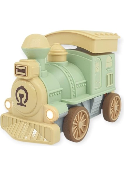 Oyuncak Tren Işıklı Sesli Bas Gitsin 14CM - Yeşil - 8068A
