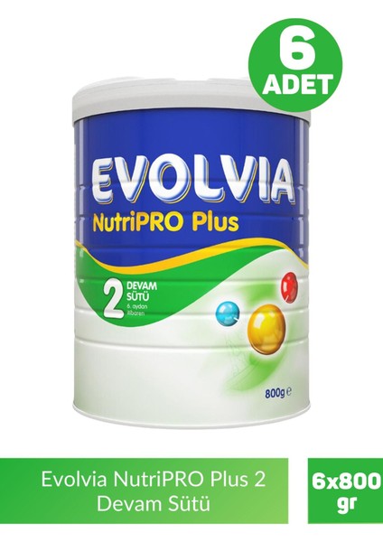 Asfstore Evolvia Nutripro Plus 2 Devam Sütü 800 gr 6 Adet