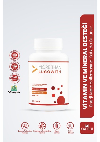 Asfstore More Than Lugowith 60 Kapsül