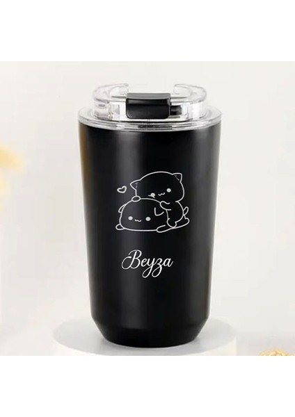 Kişiye Özel Retro Stil 240ML Vakumlu Isı Korumalı Bubu Dudu Baskılı Termos Kupa modelleri