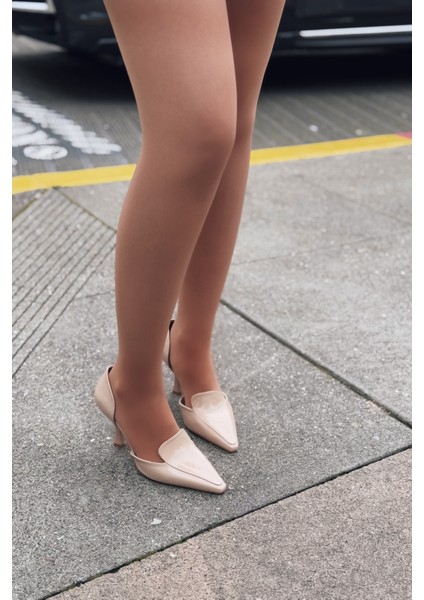 Karlo Rugan Yüksek Topuklu Stiletto Nude modelleri