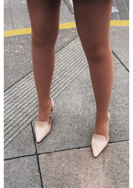 Karlo Rugan Yüksek Topuklu Stiletto Nude fırsatları