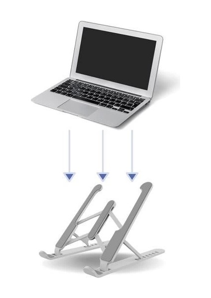 Ayarlanabilir Plastik Dizüstü Destek Tabanı Katlanabilir Taşınabilir Laptop Sehpası Yükselti fırsatları