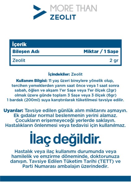 Asfstore More Than Zeolit 45 Saşe modelleri