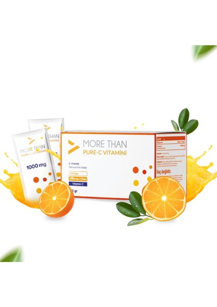 Asfstore More Than Pure C 1000 Mg 100 Saşe