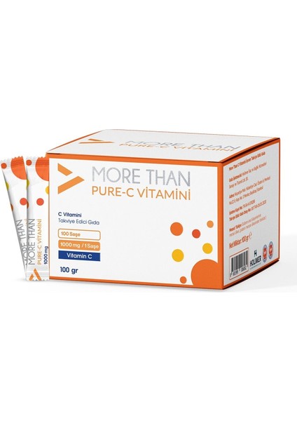 Asfstore More Than Pure C 1000 Mg 100 Saşe modelleri