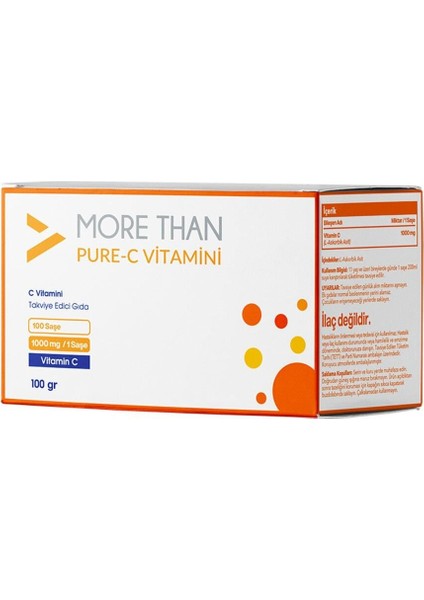 Asfstore More Than Pure C 1000 Mg 100 Saşe fırsatları