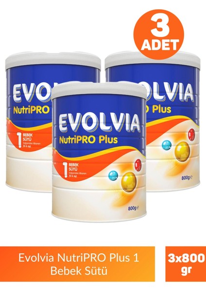 Asfstore Evolvia Nutripro Plus 1 Bebek Sütü 800 gr 3 Adet