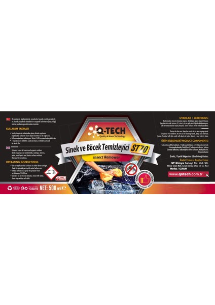 Sinek ve Böcek Temizleyici ST70 fiyatları