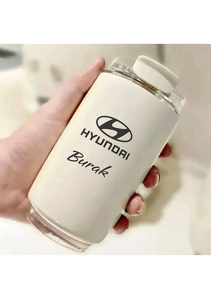 Kişiye Özel Retro Stil 240ML Vakumlu Isı Korumalı Araç Baskılı Termos Kupa