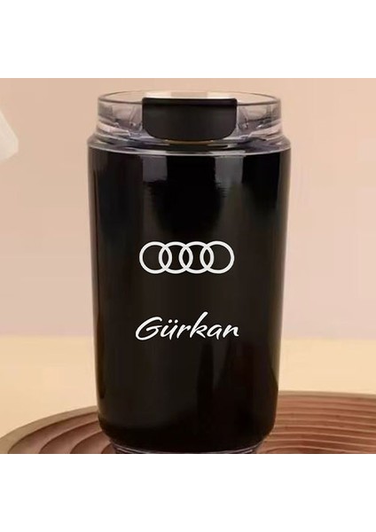 Kişiye Özel Retro Stil 240ML Vakumlu Isı Korumalı Araç Baskılı Termos Kupa