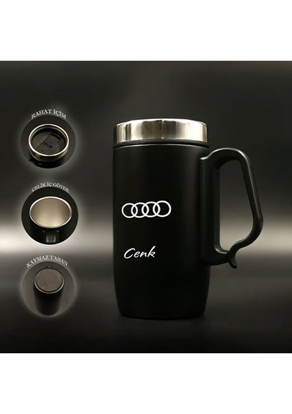 Kişiye Özel Retro Stil 240ML Vakumlu Isı Korumalı Araç Baskılı Termos Kupa modelleri