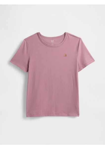 Kadın Pembe Organik Pamuk Vintagesoft Brannan Bear T-Shirt fiyatları