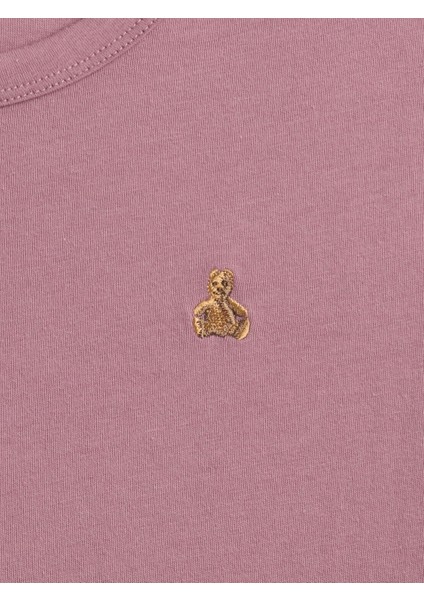 Kadın Pembe Organik Pamuk Vintagesoft Brannan Bear T-Shirt modelleri