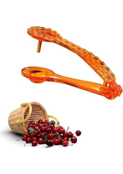 Pratik Kolay Zeytin ve Vişne Çekirdeği Çıkarma Aleti Aparatı