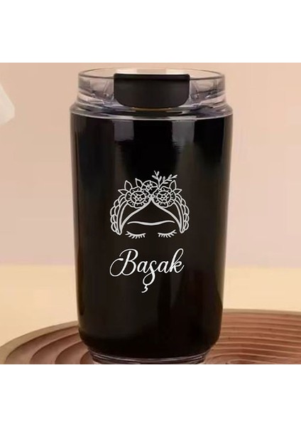 Kişiye Özel Retro Stil 240ML Vakumlu Isı Korumalı Frida Baskılı Termos Kupa