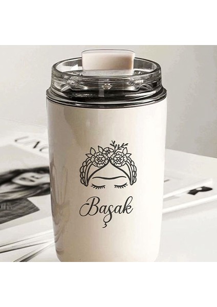 Kişiye Özel Retro Stil 240ML Vakumlu Isı Korumalı Frida Baskılı Termos Kupa