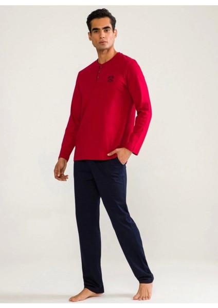 D's Damat 01005 Uzun Kol Pijama Takımı