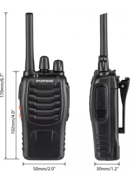 BF-88E Lisanssız Pmr El Telsizi 2li Set Kulaklık Hediy indirimleri
