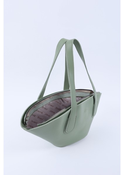 Mint Yeşil SHK124 Suni Deri, Astarlı, Fermuarlı,tek Bölmeli El, Kol ve Omuz Çantası indirimleri