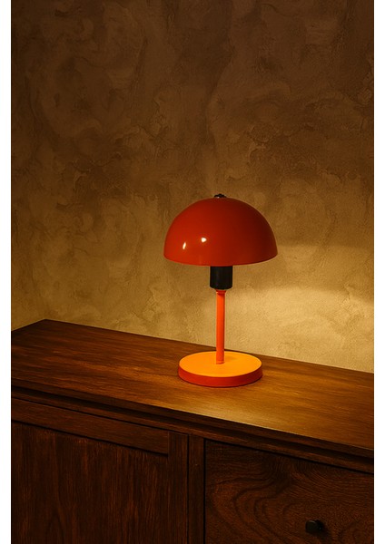 Modern Metal Masa Lambası – Mantar Başlıklı Dekoratif Masa ve Komodin Lambası fiyatları