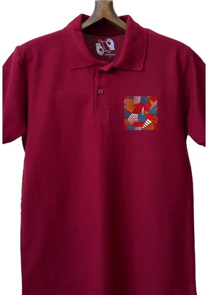 Bordo Lacoste Tasarım Polo Yaka modelleri