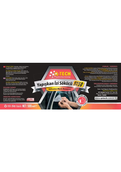 Oto Yapışkan Izi Sökücü ST50 fiyatları