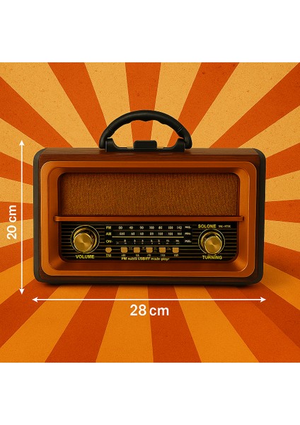 RX-BT89 Nostaljik Radyo – Bluetooth, Fm, Usb, Tf Kart ile Tam Donanımlı Retro Keyfi! indirimleri