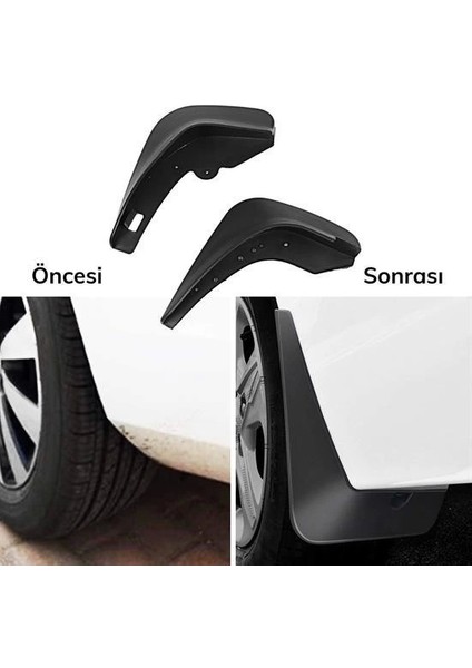 2 Adet Ön Veya Arkaya Uygun Çamur Önleyici Paçalık 32 X19 cm indirimleri
