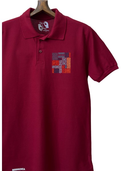 Bordo Lacoste Tasarım Polo Yaka fiyatları