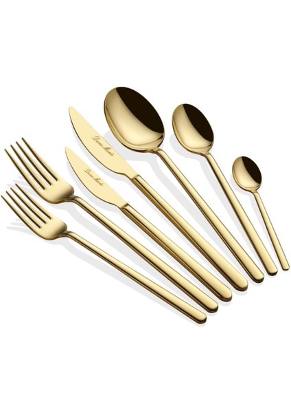 Allegra Gold 42 Parça Çatal Kaşık Bıçak Seti
