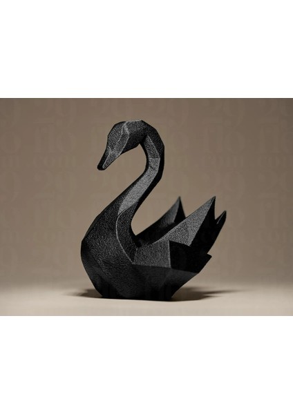 Noir Kuğu – Geometrik Minimal Siyah Kuğu Biblo modelleri