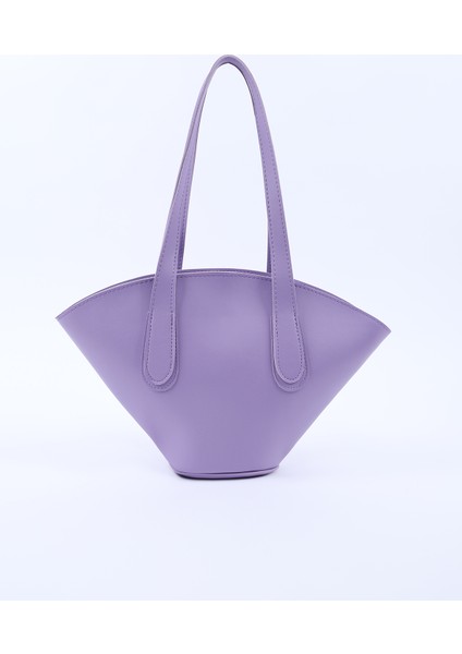 Lila SHK124 Suni Deri, Astarlı, Fermuarlı,tek Bölmeli El, Kol ve Omuz Çantası fırsatları