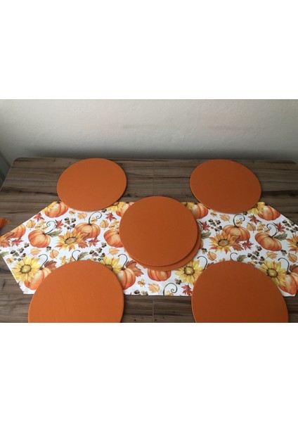 Balkabağı Desenli Runner & Supla modelleri