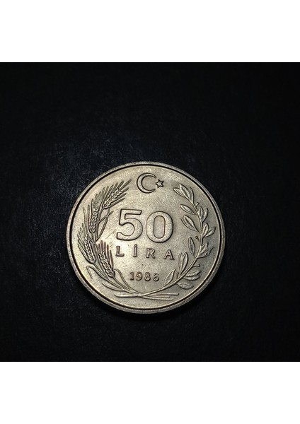 3996368991629B9B62 1986 50 Lira Çil %75 Bakır Para fırsatları