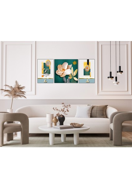 Dekoratif 3lü Kanvas Tablo fiyatları