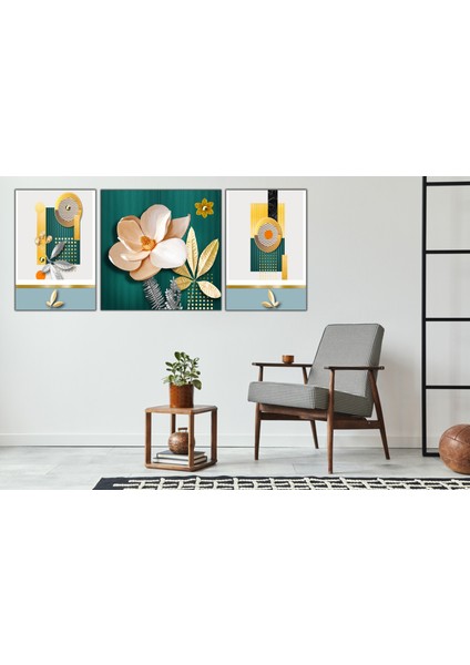 Dekoratif 3lü Kanvas Tablo fırsatları