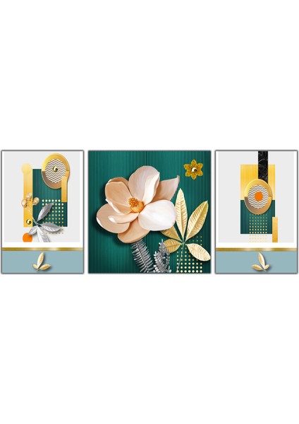 Dekoratif 3lü Kanvas Tablo indirimleri