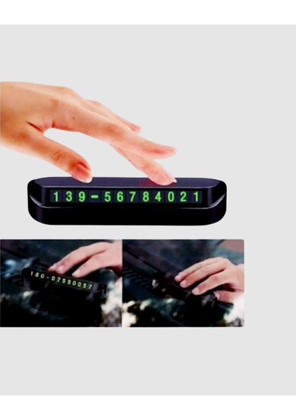Fosforlu Işıltı ile Araç Içi Telefon Numaratörü - Güvenli Parkın Anahtarı fırsatları