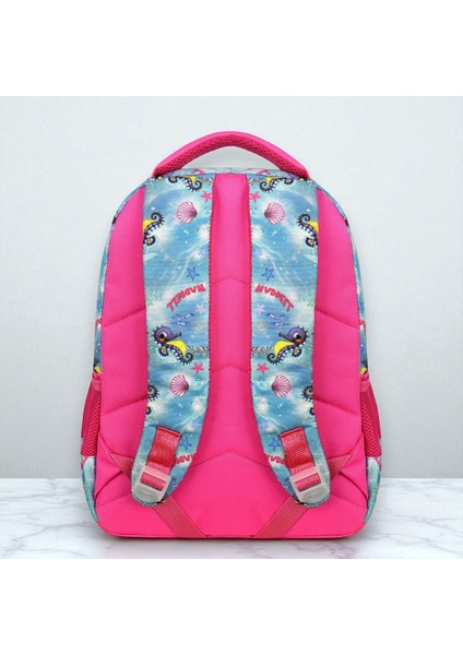 Lisanslı Deniz Kızı Desenli Ilkokul Sırt Çantası, Beslenme Çantası ve 2 Cepli Kalemlik Seti fırsatları