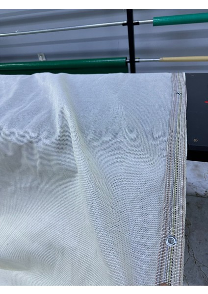 Bej %95 Gölgelik File 2x5 m – Balkon, Bahçe, Veranda, Teras ve Kamelya Güneşlik Örtüsü