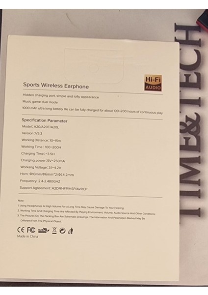 A20 Boyun Askılı Oyun Moodlu Pubg Bluetooth Kulaklık 200 Saat Şarj Kapasiteli 1000 Mah fiyatları