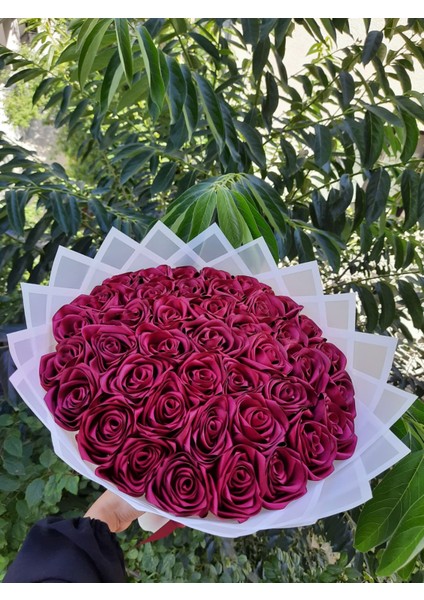 41 Li LED Işıklı Solmayan Gül Bordo Gül Dışı Beyaz Isteme, Söz, Nişan, Mezuniyet Için Ideal fiyatları
