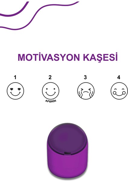 Öğretmen Öğrenci Motivasyon Kaşesi, Veli Motivasyon Kaşesi, Defter ve Kitap Ödev Kontrol Kaşesi