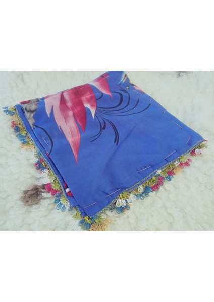 ve Reyhan %100 Pamuk Yazma Üzerine Tamamı El Işi Dört Tarafı Oyalı Yazma, Eşarp, Mevlit Örtüsü 100 x 100CM fiyatları